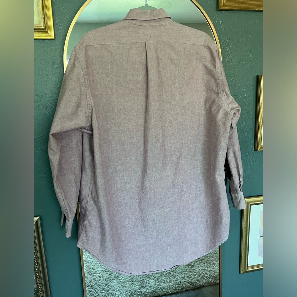 Polo Ralph Lauren Long Sleeve Men's Down Shirt Size 16 1/2-33 (L) 100% Cotton